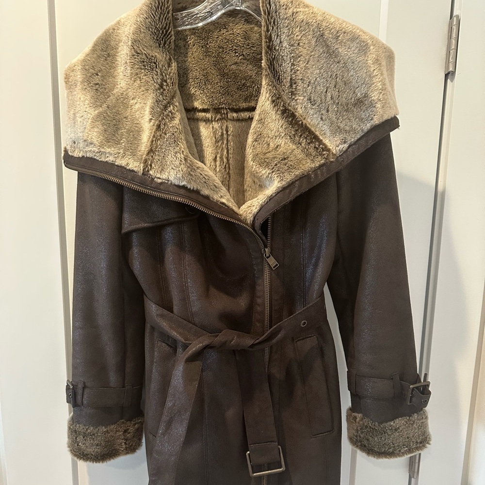 Marc New York Faux Shearling Coat Excellent Condition!